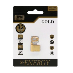 فلش 32 گیگ ایکس انرژیX-ENERGY Gold USB2.0 Flash Memory-32GB