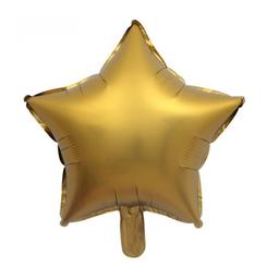 بادکنک فویلی ستاره طلایی کروم بزرگ 