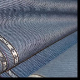 پارچه کت شلوار فاستونی سیناتکس  فام ترکیبی آبی تیره و  آبی روشن - طرح فیلافیل - قواره 3 متری