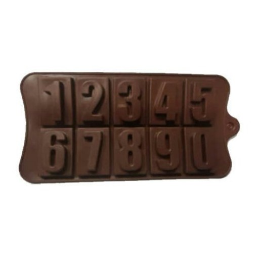 قالب شکلات طرح عدد