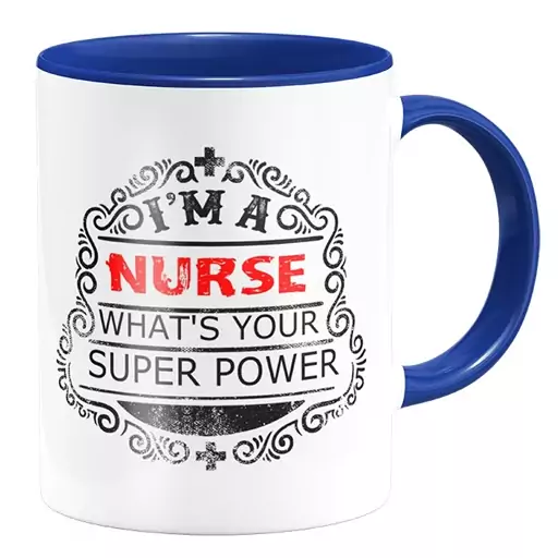 ماگ رنگی سرامیکی طرح پرستار (Nurse) کد 02