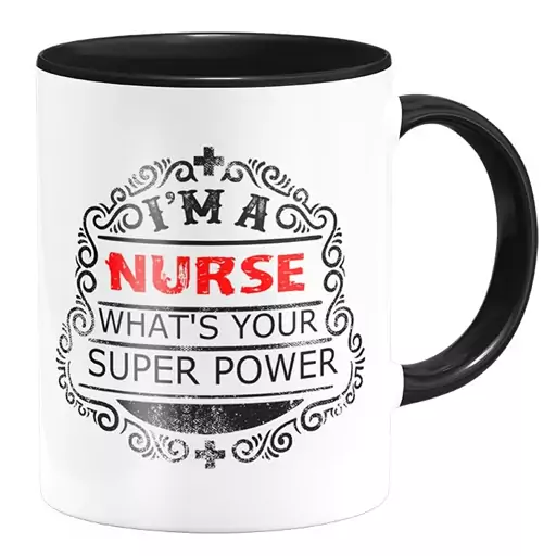 ماگ رنگی سرامیکی طرح پرستار (Nurse) کد 02