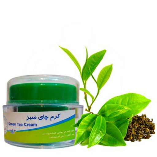 کرم گیاهی چای سبز راز طبیعت (30 گرم)