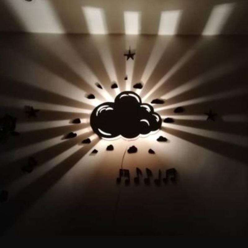 چراغ خواب مدل ابر چراغ خواب دیواری لوستر اباژور آباژور شیک و خاص چراغ خواب فانتری دکور خونه خاص