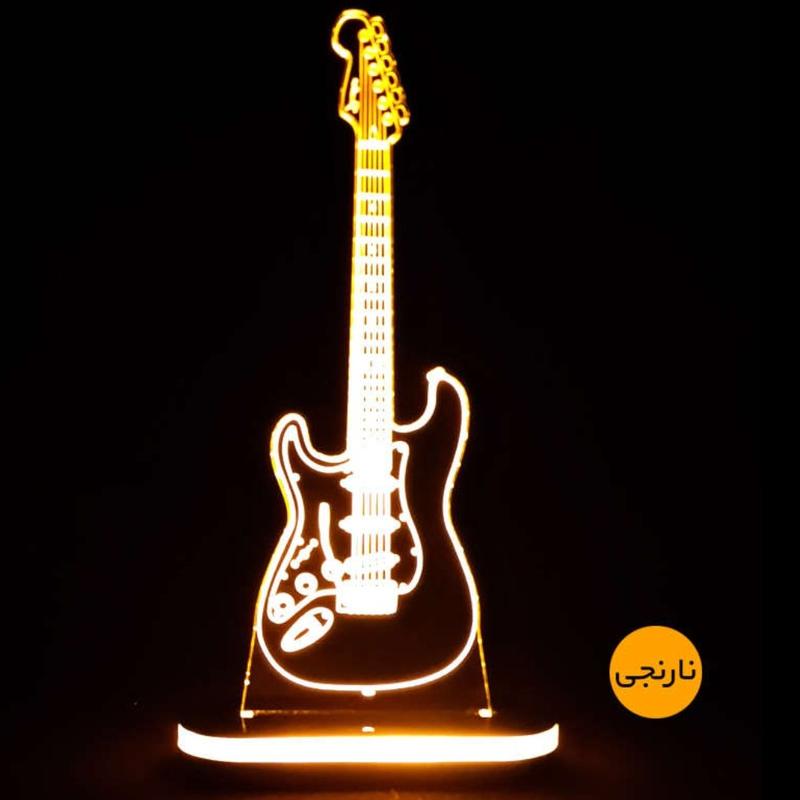 آباژور رومیزی طرح گیتار چراغ خواب مدل گیتار چراغ گیتاریست لوستر طرح گیتار کیفیت بالا