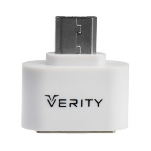 تبدیل Micro USB به USB وریتی رنگ سفید