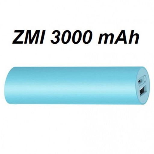 پاور بانک مینی ZMI 3000 میلی آمپر رنگ آبی