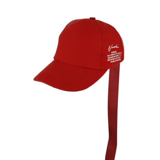 کلاه کپ اسپرت کتان رنگ قرمز