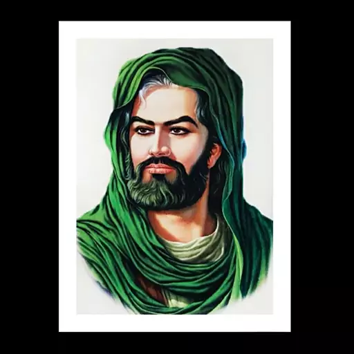 تابلو تمثال امام حسین علیه السلام.قاب عکس زیبای شمایل اباعبدالله الحسین علیه السلام