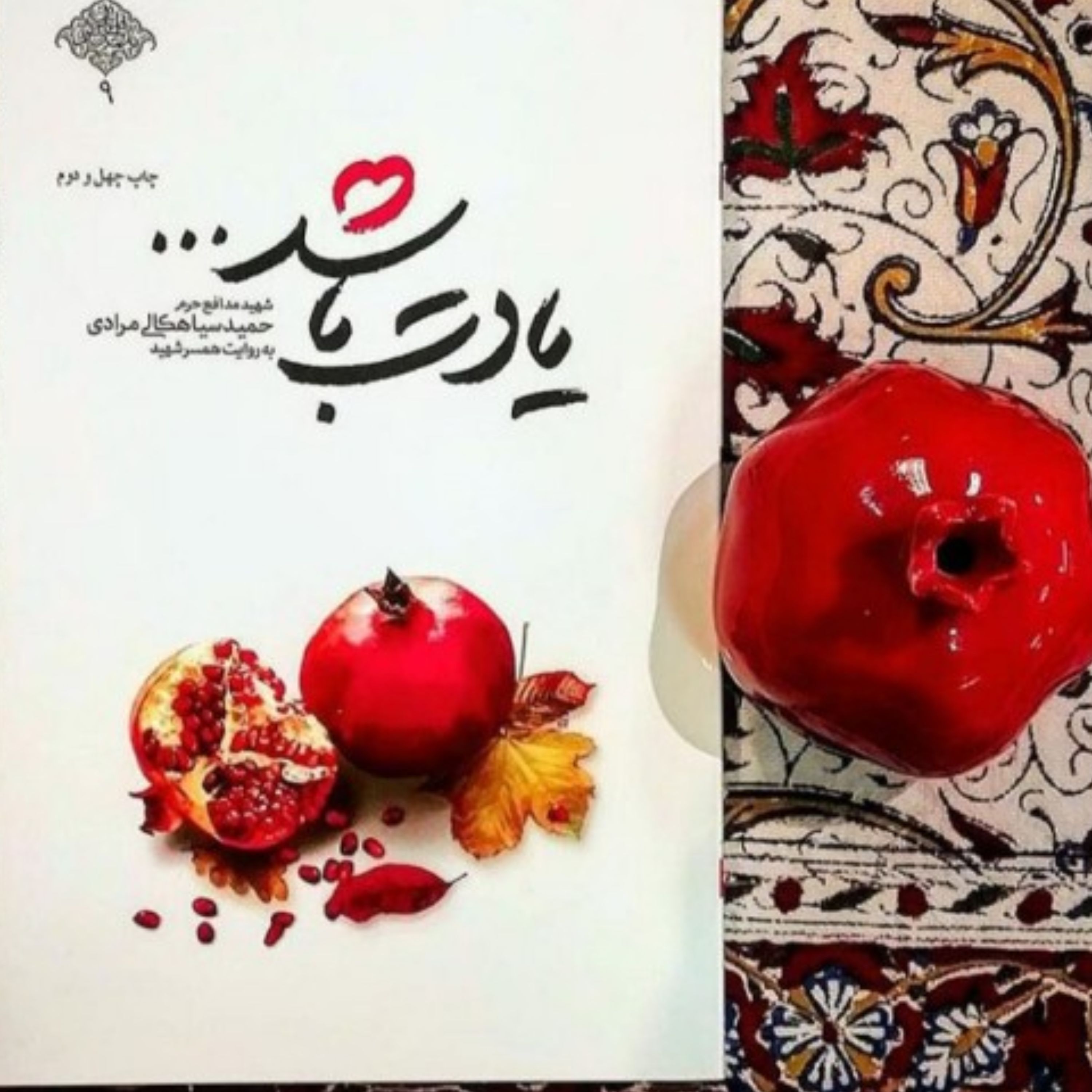 کتاب یادت باشد عاشقانه ای از شهید حمید سیاهکالی مرادی وهمسرش