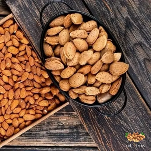 مغز بادام درجه یک ذرین طلایی 450گرمی