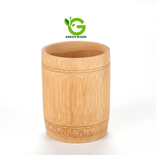 لیوان چوبی بامبو مدل H9 کد Gw51103005