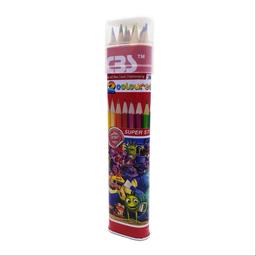 مداد رنگی 12 رنگ سی بی اس مدل JM 480-12 کد 2