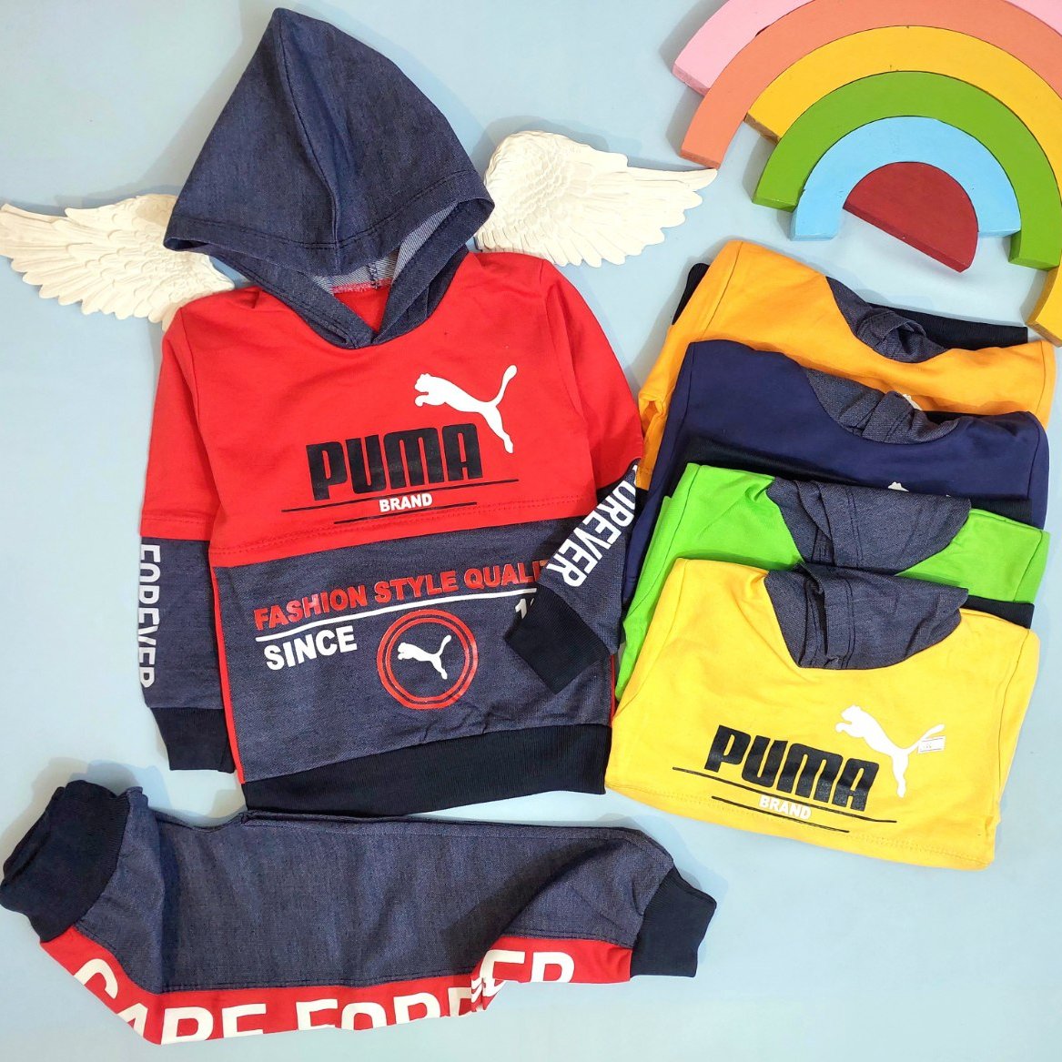 هودی شلوار پسرانه طرح لی پوما