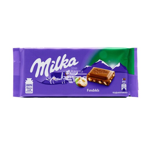 شکلات میلکا فندق 100 گرمی 