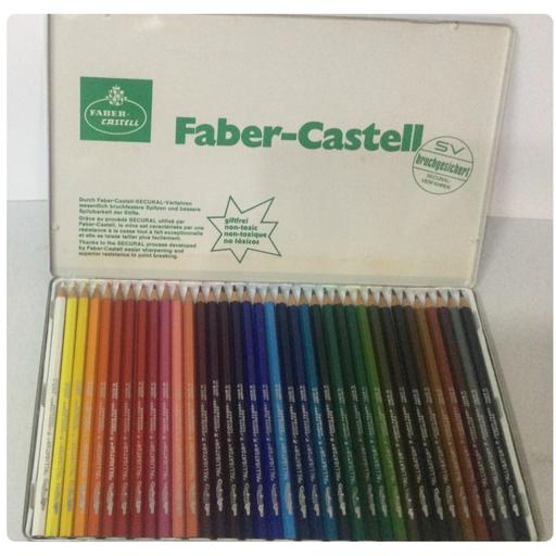 مداد رنگی 36 رنگ جعبه فلزی سوسمار اصل آلمانی