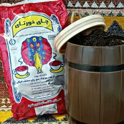 12 عدد چای خورتای محصول گیلان  مخلوط با هل  صد در صد طبیعی(هر  بسته 450 گرم) 