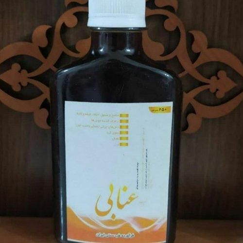 شربت عنابی شربت گیاهی 250 گرم