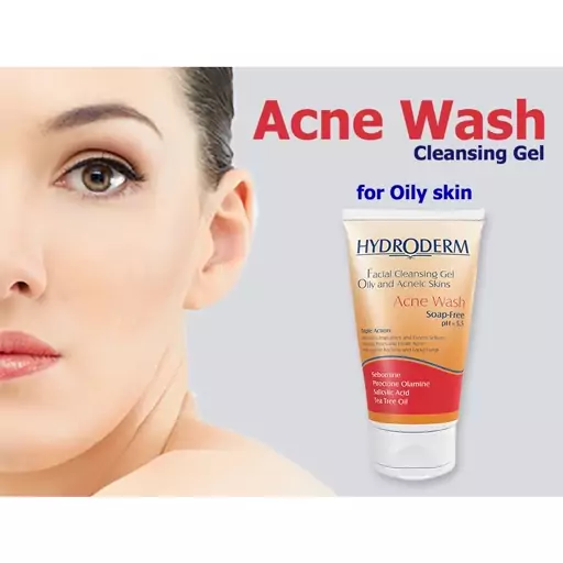 ژل شستشو صورت هیدرودرم مدل Oily Skin وزن 150 گرم
