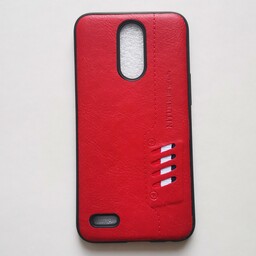قاب چرمی ژله ای درجه یک قرمز NITU گوشی ال جی K10 2017 یا LG K10 2017 