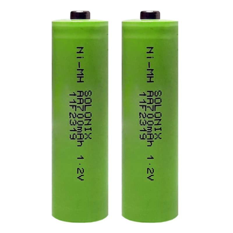 باتری شارژی قلمی مدل صنعتی مجموعه 2 عددی