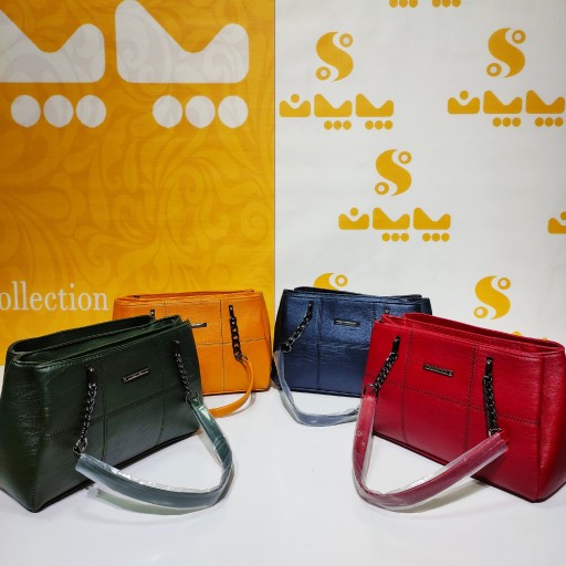 کیف زنانه سه زیپ جا دار با بند ترکیبی در رنگبندی متنوع