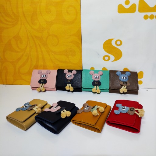 کیف پول طرح موش سایز کوچک با رنگبندی متنوع