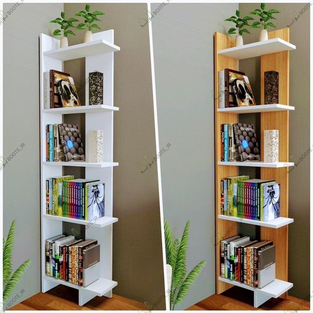 کتابخانه ایستاده رنگ سفید موجود است.ارسال بصورت پسکرایه است