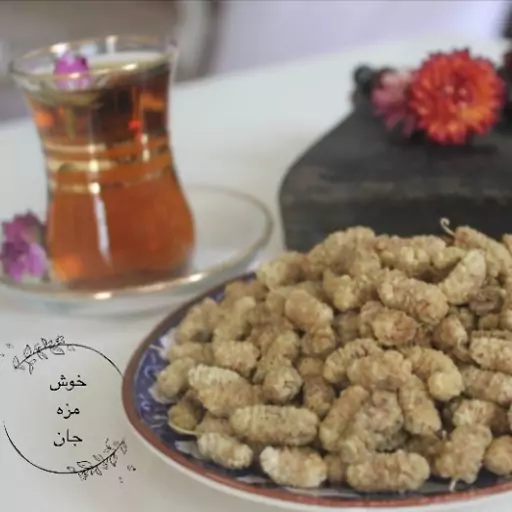 توت خشک( طرقبه) خوشمزه جان( 200گرمی)