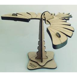 پازل سه بعدی چوبی عقاب تعادلی با جزییات و زیبا محکم و سبک