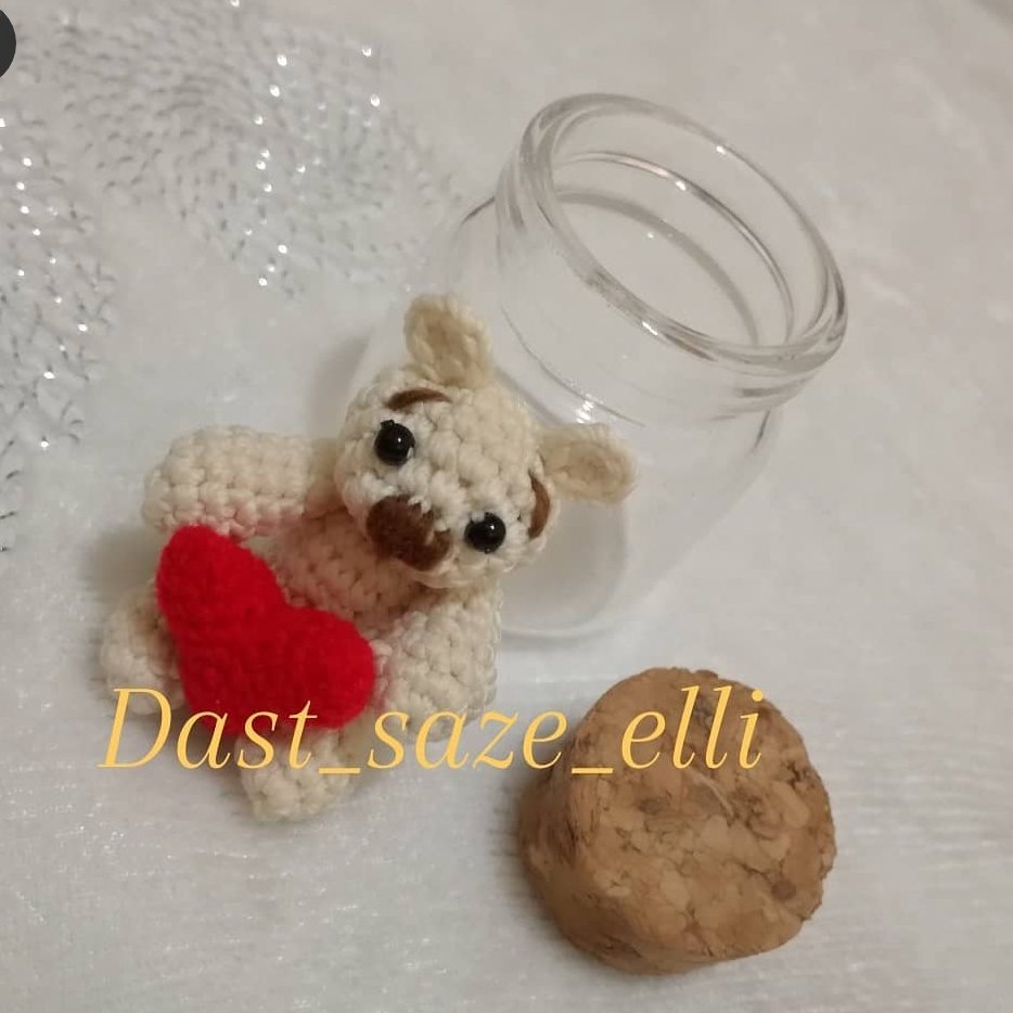 خرس فسقلی بافتنی