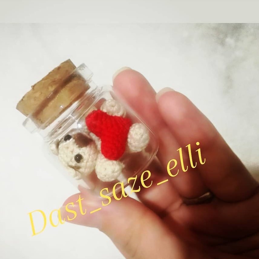خرس فسقلی بافتنی