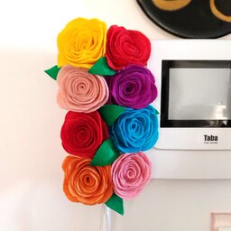 دستگیره آیفون گلای رز رنگارنگ وزیبا قابلسفارش در رنگهای مختلف