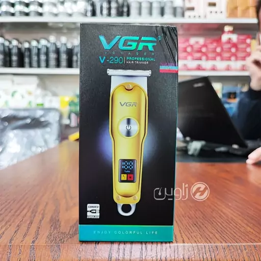 ماشین اصلاح خط زن حرفه ای سر و صورت وی جی ار مدل VGR V-290

