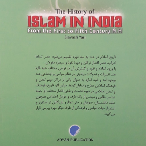 کتاب تاریخ اسلام در هند از آغاز تا قرن پنجم هجری قمری نشر دانشگاه ادیان و مذاهب