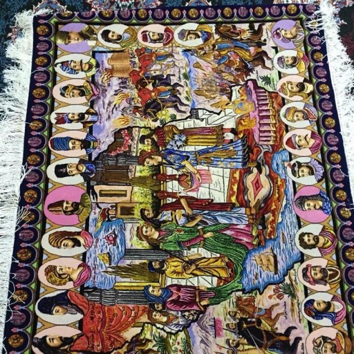 تابلو فرش دستباف سلاطین ایران 