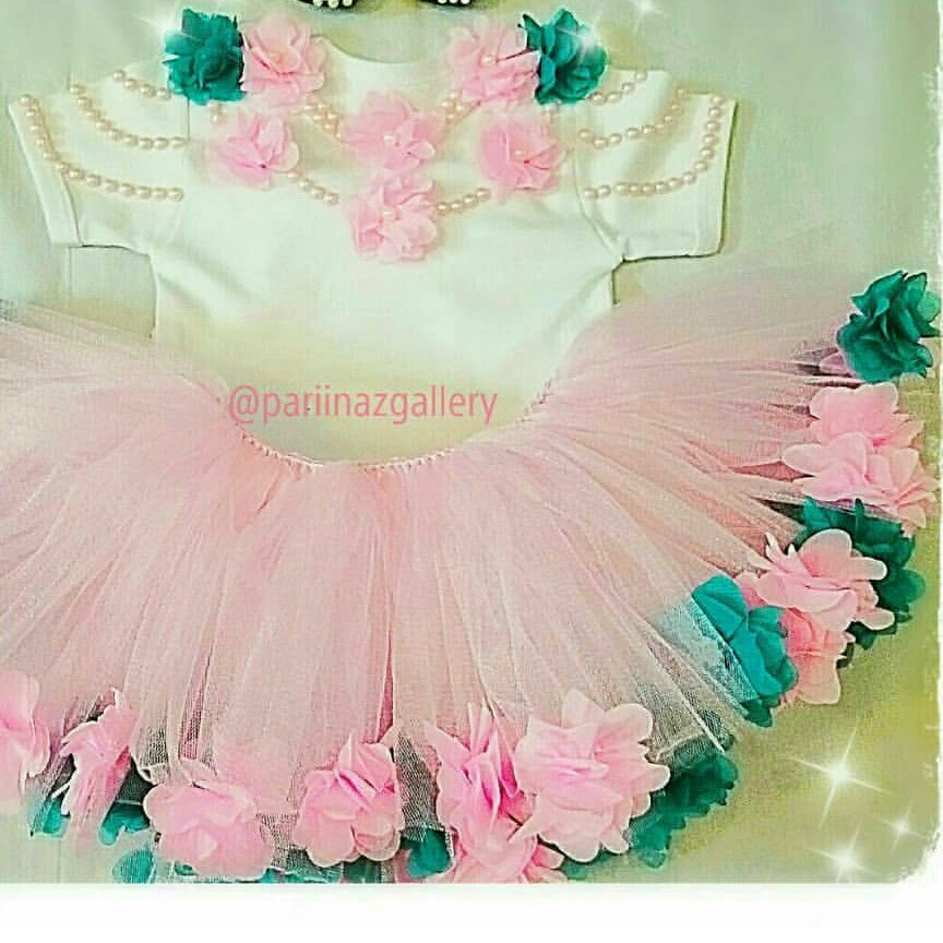 بلوز دامن پر گل