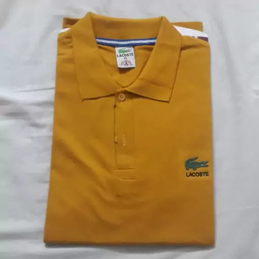 تیشرت جودون مردانه یقه دار  لاگوست lacoste