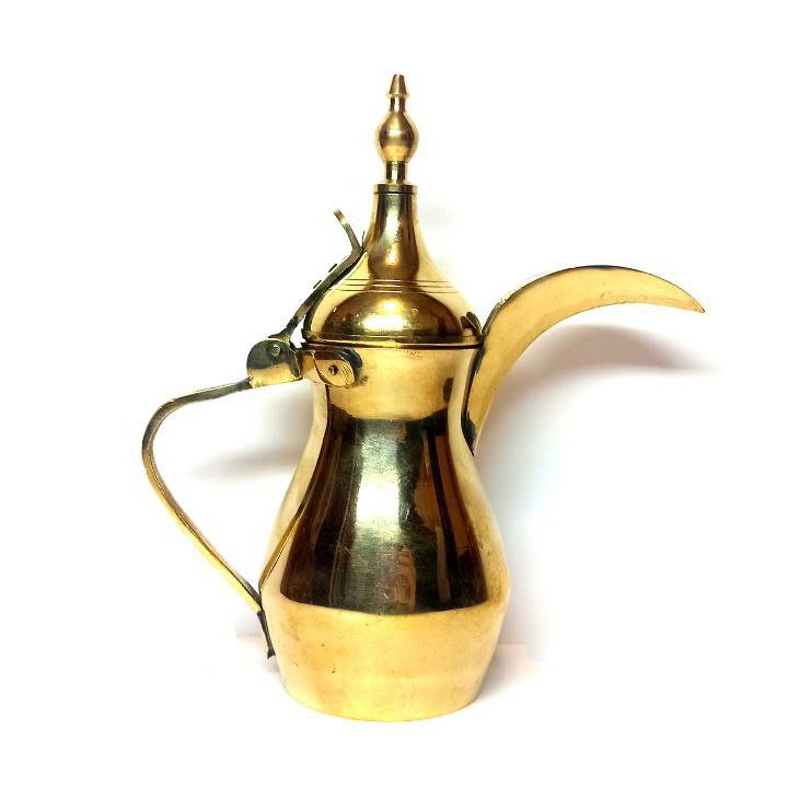 دله برنجی 5 کاپ هندی سایز بزرگ کار دست (پسکرایه)