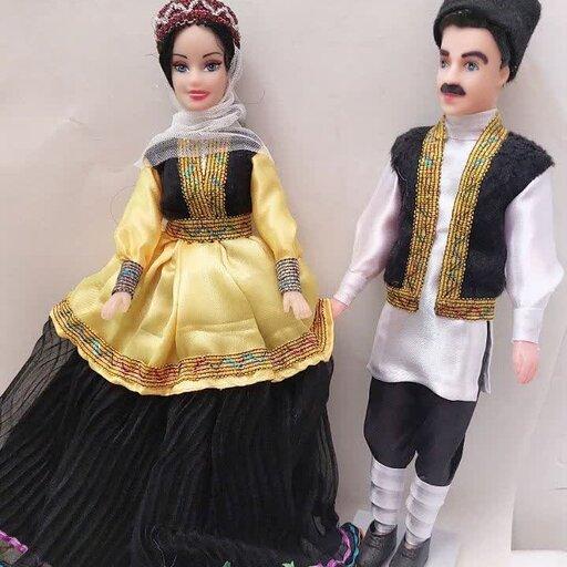 عروسک  سنتی با لباس محلی (به صورت تکی)/عروس