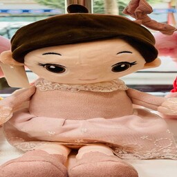 عروسک پولیشی شخصیت دختر مو قهوه ای قابل شست و شو و ضد حساسیت 