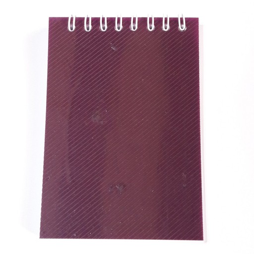 دفترچه یادداشت جیبی زرشکی رنگ