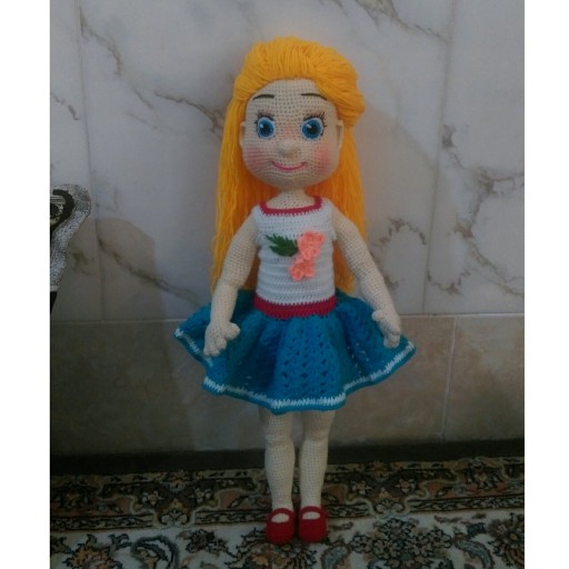 عروسک بافتنی دختر کاترینا