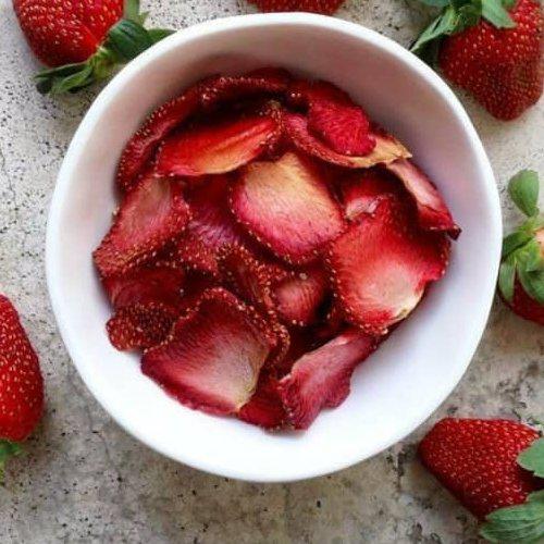چیپس میوه خشک توت فرنگی(150گرمی)