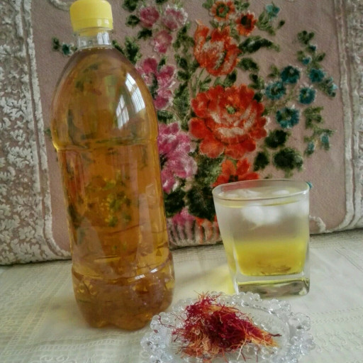 شربت زعفران و گل و بهارنارنج (توزیع در قم)