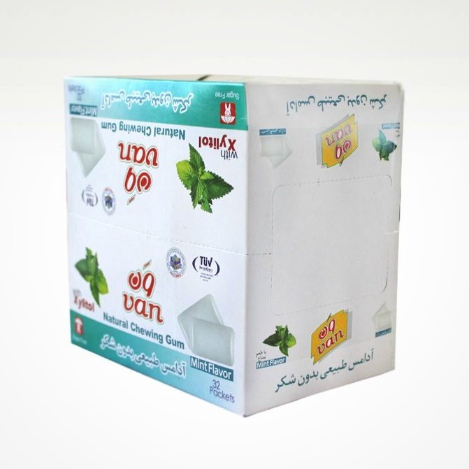 آدامس سقز بدون قند دراژه ون عمده ( پک 32 جعبه ای )