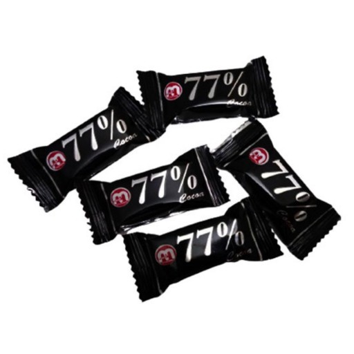 شکلات تلخ ماسی 77٪ (نیم کیلو فله)