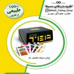 باکس مخلوط چای سیاه کیسه ای طعم دار گل کوه بسته 30 عددی