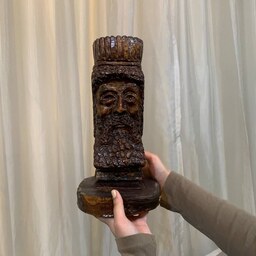 مجسمه چوبی سرباز هخامنشی- چوب ماگنولیا- کاملا دست ساز