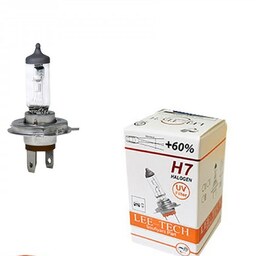 لامپ هالوژن خودرو  دو خار  اچ 7  100-90  وات برند لی تک  H7 (لیتک Lee Tech H7 )